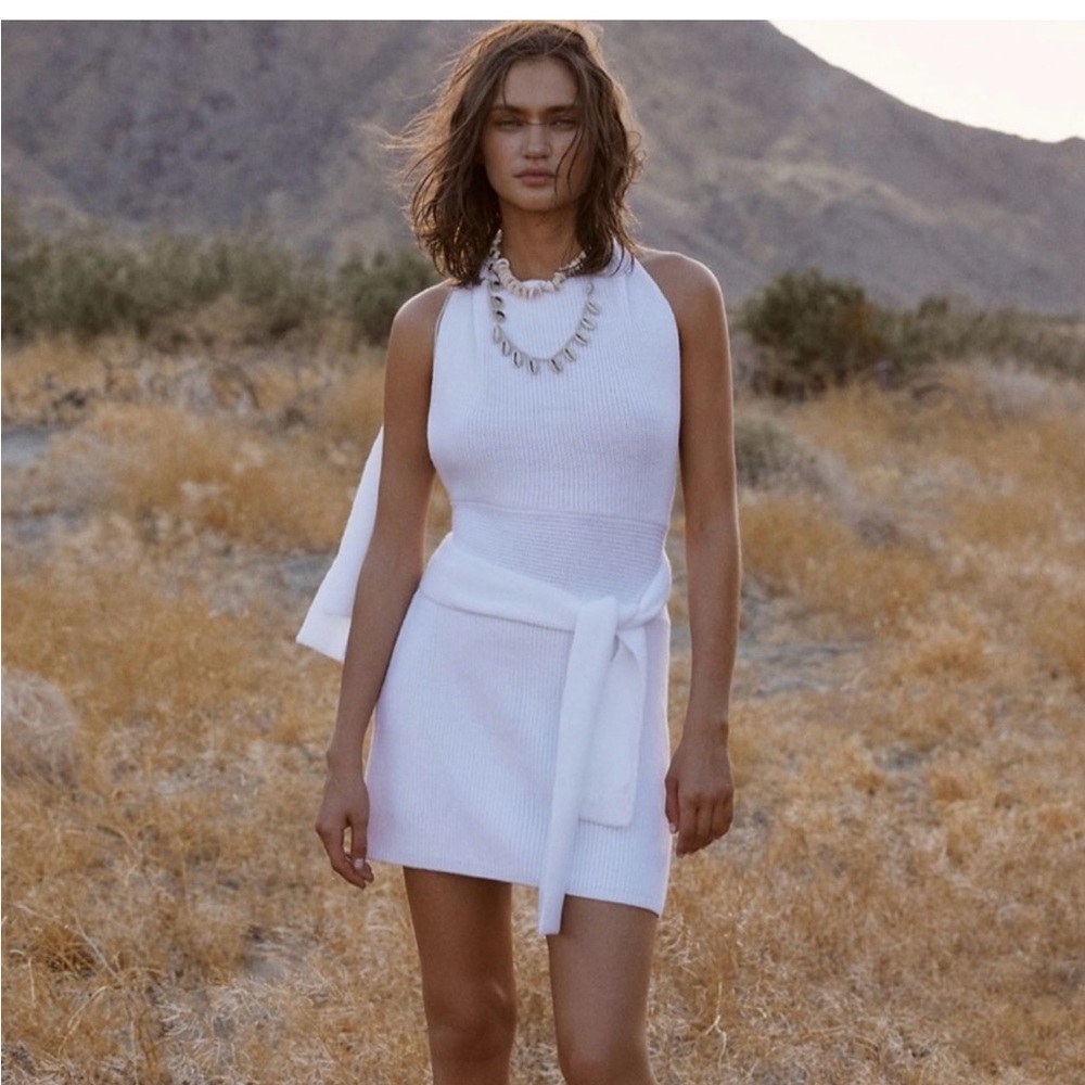 Free people low back ivory dress